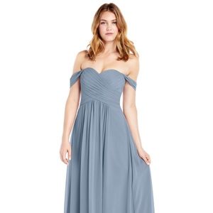 Azazie Corin Dress - Dusty Blue